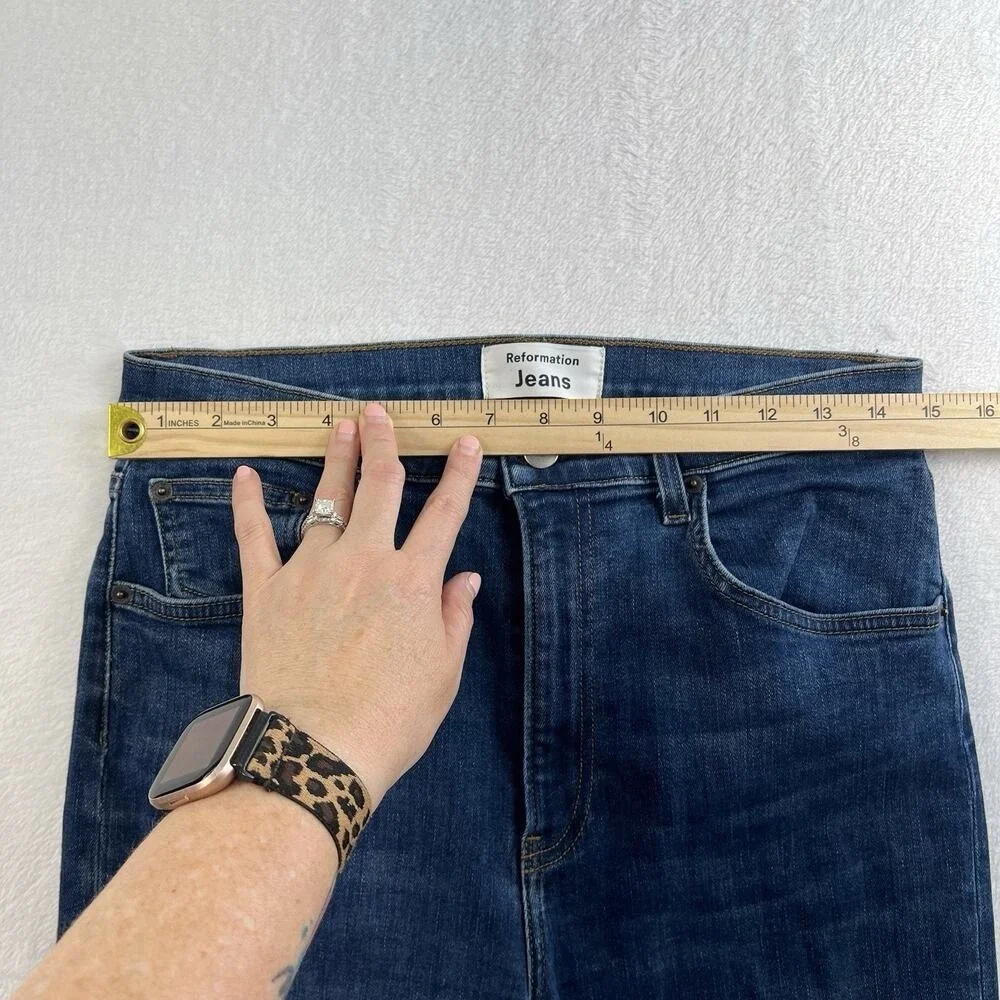 Reformation Sz 29 Jeans High & Skinny In Neris Denim Women's‎ Stretch Classic